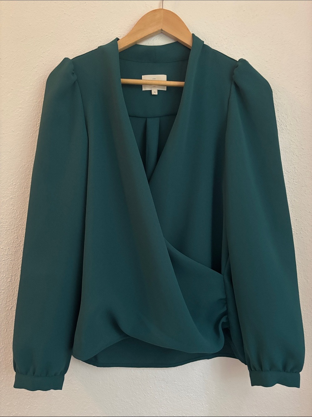 Sézane | Abélia Blouse - Bottle Green - Picture 2 of 5